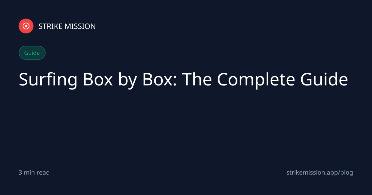 Surfing Box by Box: The Complete Guide - Strike Mission Blog